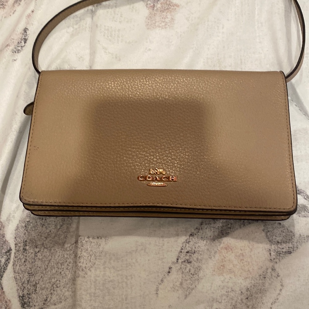 Anna fold over clutch crossbody